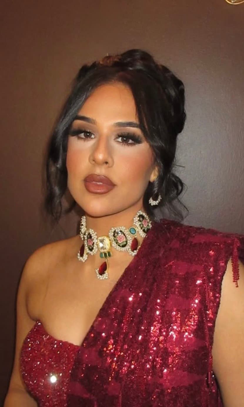 Party Glam makeup look by Beeha Beauty in Mississauga for bridal and event clients