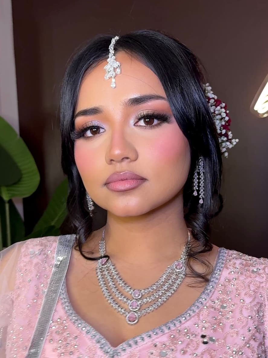 Party Glam makeup look by Beeha Beauty in Mississauga for bridal and event clients